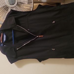 Mens black polo golf vest